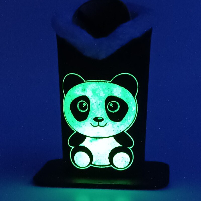 Glow-In-The-Dark Magnetic Plush Premium Eyeglass Case, Scratch-Resistant and Pressure-Resistant, for Storing Eyeglasses