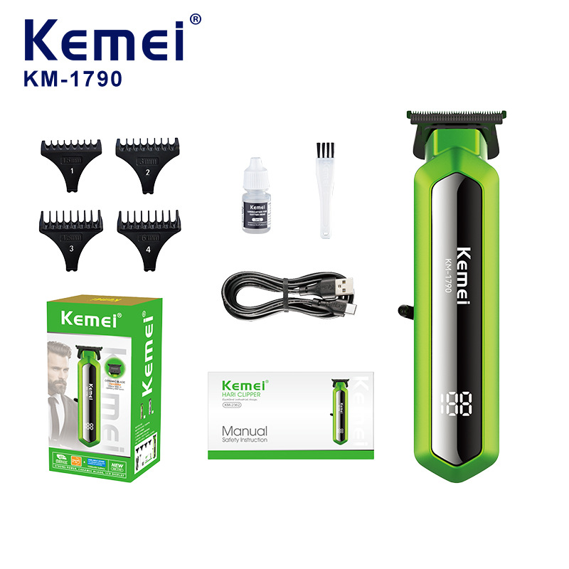 Kemei Kemei cortador de cabello para hombres KM - 1790 cortador de cabello eléctrico, cortador de cabello profesional, cortador de cabello digital, cortador de cabello
