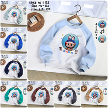 一件代发男童卫衣春秋款儿童亮片变色衣服男孩翻转变图案变脸上衣