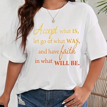 X 83264 Oversized Print T-Shirt ӡ��T�� ����ѷ�羳ŷ��