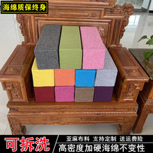 中式亚麻方扶手枕长枕靠垫扶手枕贵妃床长方形海绵沙发扶手可拆洗
