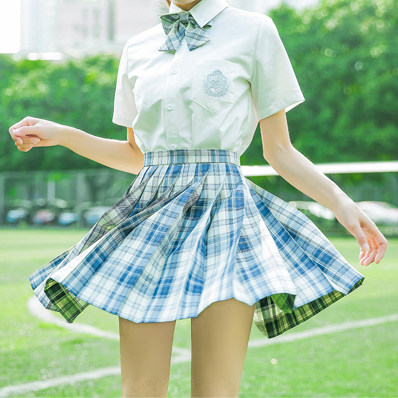 [Gentle Knife] Japanese JK Uniform Full Set Academic Style High Waist Skirt Student School Uniform sailor Uniform