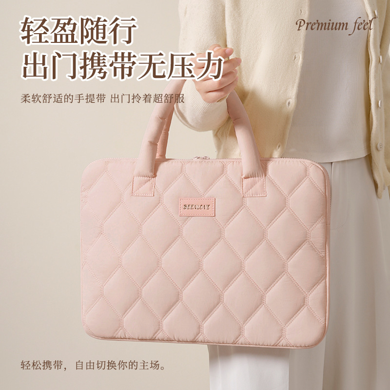 New Laptop Bag Dopamine 14inch Suitable for Apple and Huawei Notebooks, Large Computer Bag with Waterproof Inner Sleeve New Laptop Bag Dopamine 14inch Suitable for Apple and Huawei Notebooks, Large Computer Bag with Waterproof Inner Sleeve