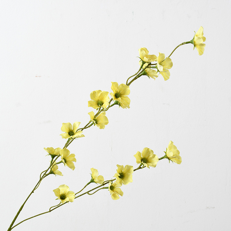 造花黄色花レモンオレンジイエロードーパミンフォレストウェディングウェディングホーム油絵風造花卸売|undefined