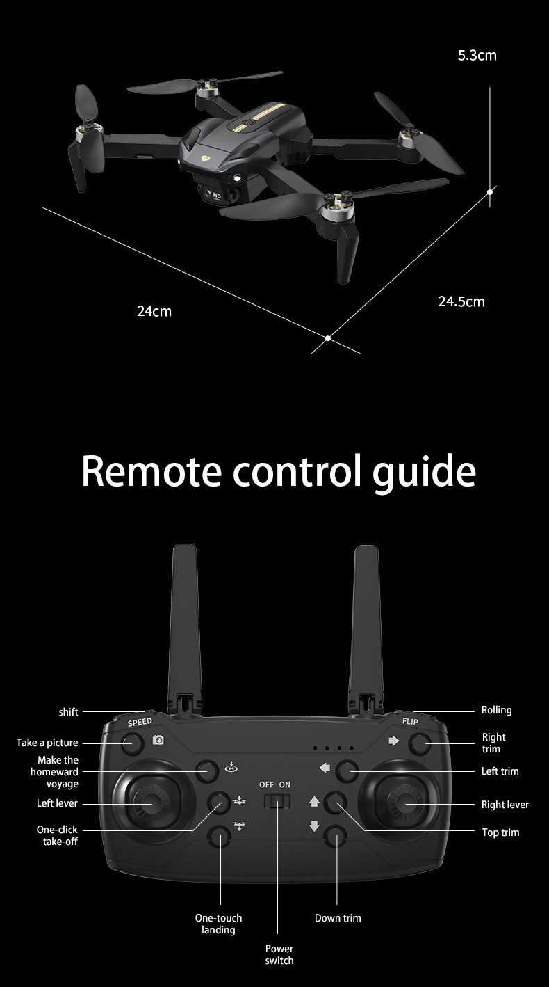 Brushless Drone With 8k Camera Long Endurance Rc Quadcopter Toy_voghion.com