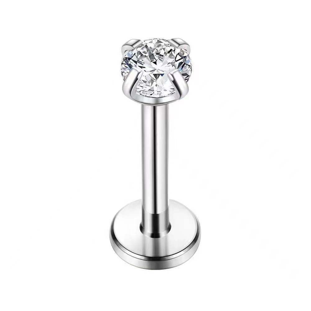 Titanium push-pin neuspiercing met zirkonia en chirurgisch staal_voghion.com
