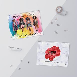 Cross-Border New Product Creative and Cute Desktop Ornaments Second Generation Girl Boss Calendar