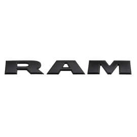 适用于道奇公羊RAM1500 2500 3500车尾标RAM字母大号后尾箱贴标