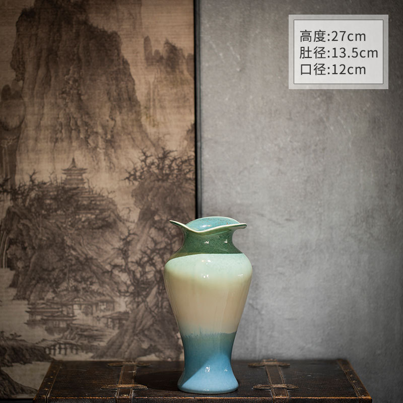 Jingdezhen vintage vasijas de cerámica negra decoraciones decorativas en la sala de estar decoraciones creativas