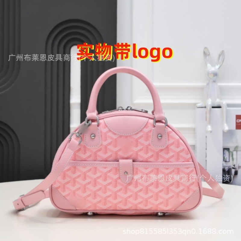 直輸入クロスボーダードッグトゥースヴィンテージミニボウリングバッグY字型フルプリントハンドバッグショルダークロスボディバッグ|undefined