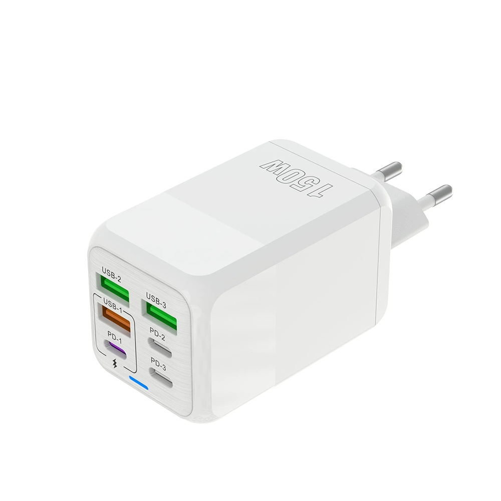 Новый 150WPD быстрый зарядный блок 3USB+3Type-C, подходит для Apple Huawei мобильных телефонов, Liuhe One зарядная головка