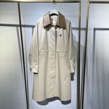 2025春季新款女装气质韩版时尚百搭中长款收腰风衣女3G1160011