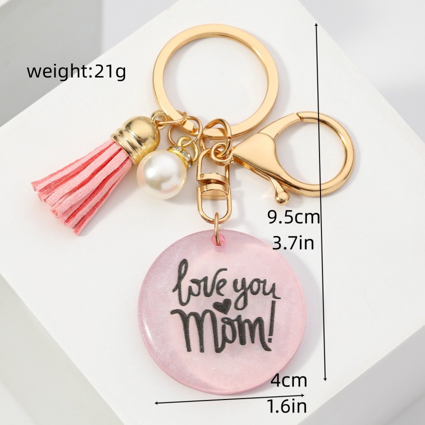Romántico Letra Resina Día De La Madre Mujeres Llaveros display picture 1