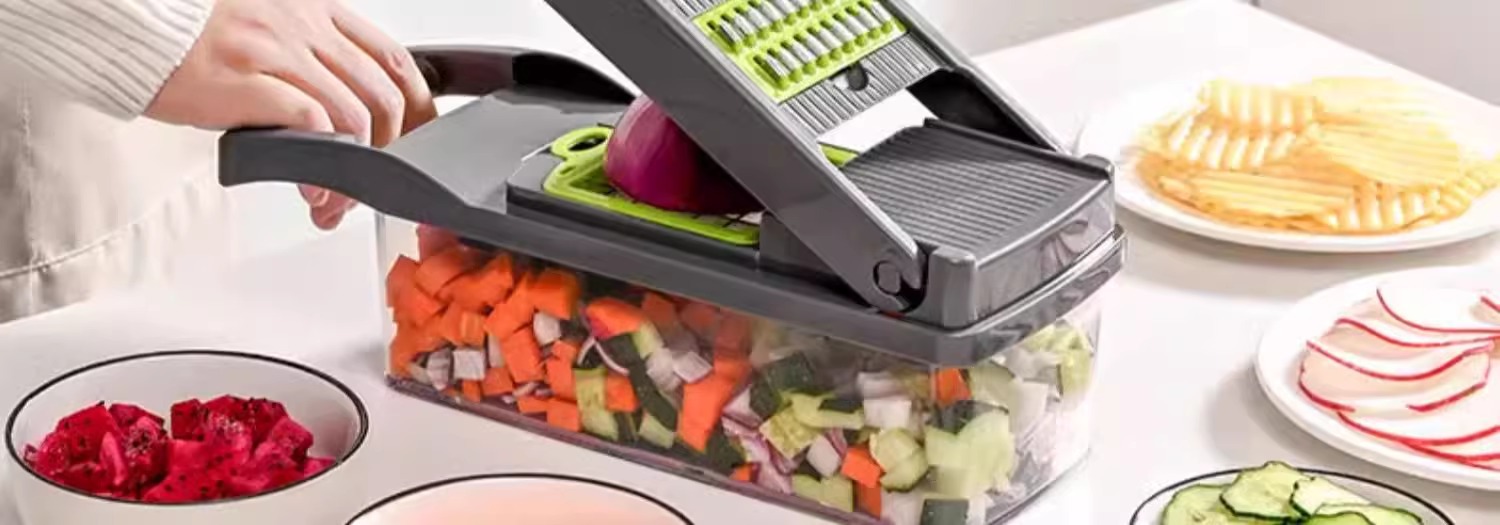 16-in-1 Multifunctional Vegetable Cutter Cross-Border Chopping Tool Fruit and Vegetable Slicer Potato Shredder Kitchen Home Use