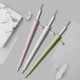 New creative corner flower umbrella rounded reflective strip umbrella straight rod safety corner umbrella printed logo one-piece delivery