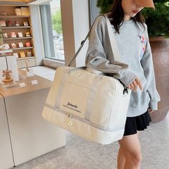 新款短途旅行背包大容量獨立鞋倉待產收納行李包訓練運動健身包女