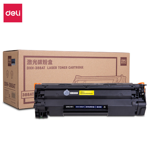 Deli toner cartridge 2612AT/388AT large capacity black easy to add powder laser toner cartridge 1500 pages stationery wholesale
