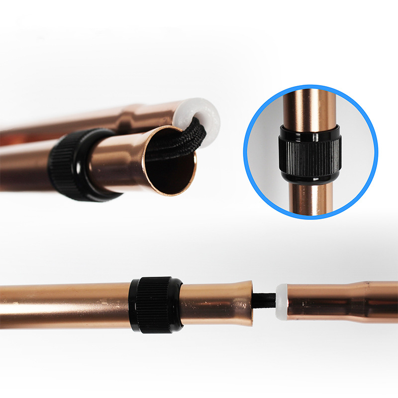 Muletas para ancianos, bastones ligeros antideslizantes, bastones, jóvenes, alpinismo plegable, aleación de aluminio, mutadores individuales, bastones