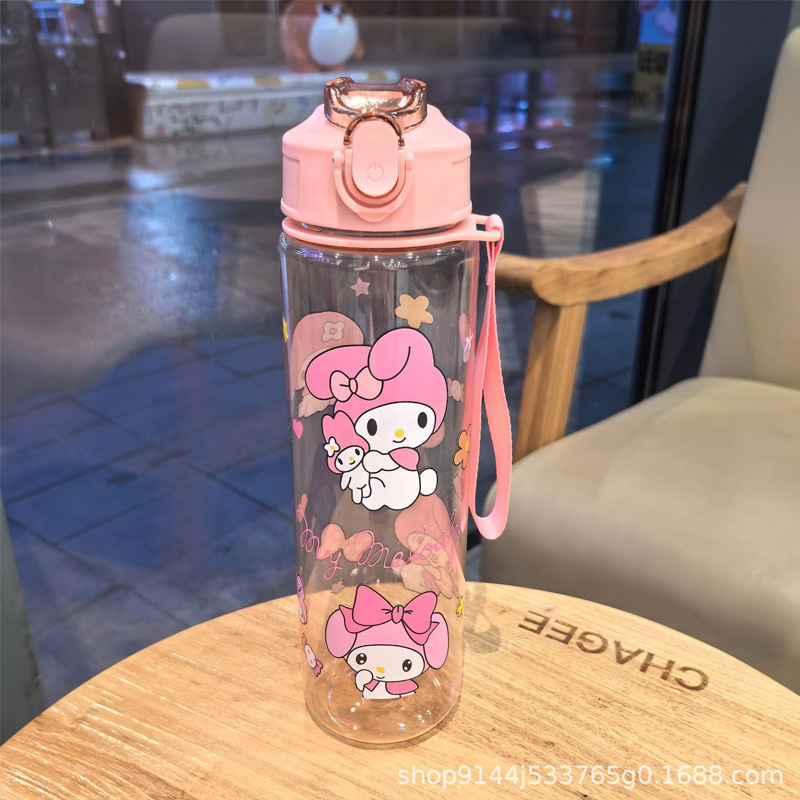 跨境热销新款实色kuluomi塑料吸管杯男女高颜值户外便携太空杯|undefined