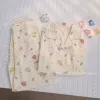 Облачный хлопок, цветочный заяц — длинный рукав и брюки