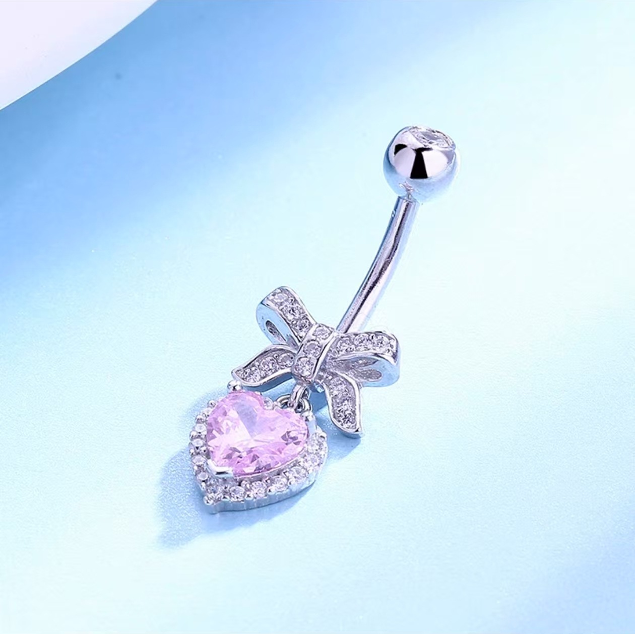 Labret piercing jewelry detail image