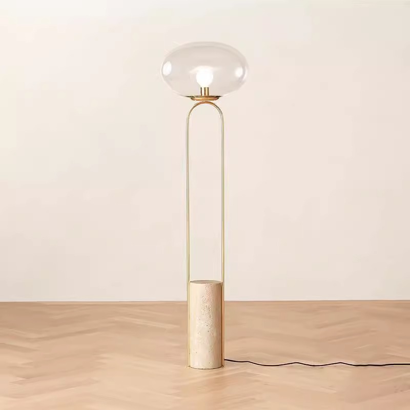 Diseñador minimalista danés de lámpara de piso de sala de estar crema francesa boca de pato puede girar atmósfera lámpara de escritorio sofá lámpara de pesca