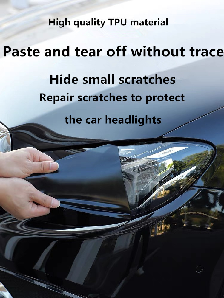 TPU car import light film, color-changing, blackened, light black, headlight and taillight protective film, rear light car film, color-changing film