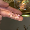 Fuchsia high-end earrings, internet celebrity