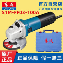 东成角磨机多功能切割机家用小型手砂轮手磨打磨抛光S1M-FF03-100