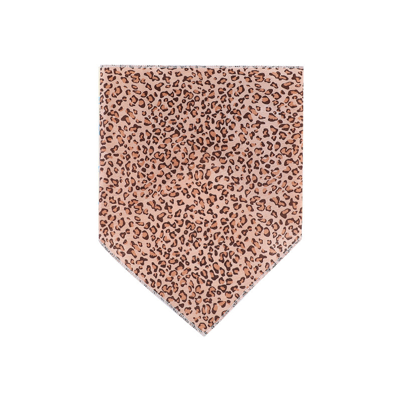 Venta caliente transfronteriza nuevo gato babero bufanda leopardo patrón mascota triángulo bufanda perro babero