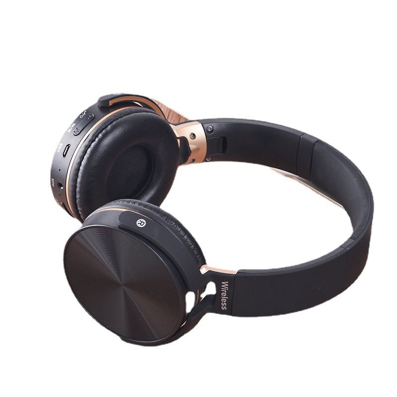 Procesamiento de auriculares personalizados 950, película láser de metal, tarjeta enchufable FM, auriculares Bluetooth inalámbricos de alta calidad