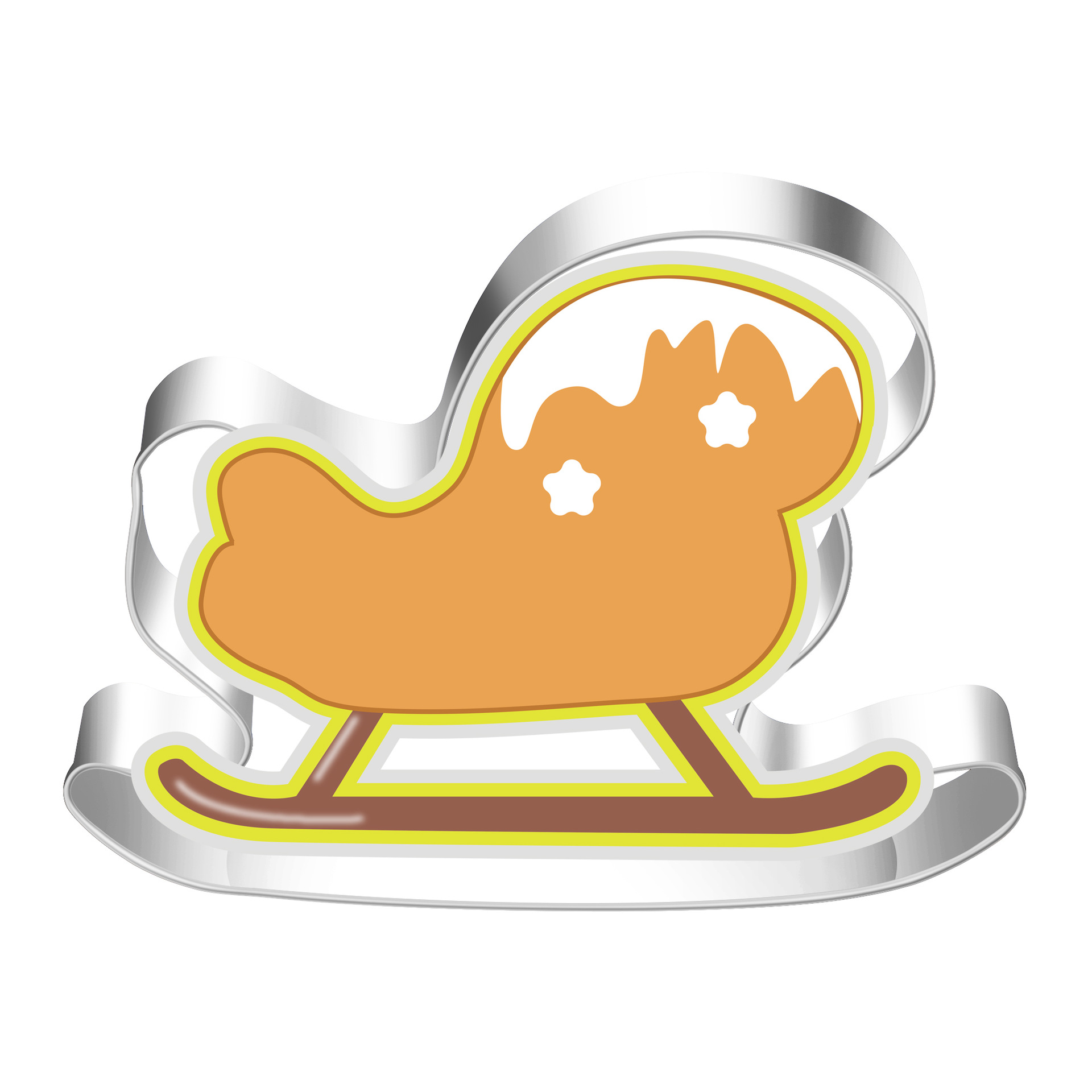 Acero inoxidable molde de galletas de Navidad árbol de Navidad Santa Claus copo de nieve alce Amazon Fuente de la fábrica de comercio exterior