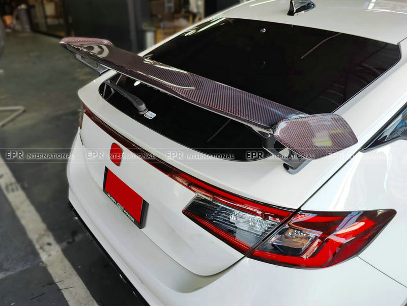 Suitable for Honda Type R Fl5 Carbon Fiber Modification Parts Modulo Dry Carbon Rear Wing Rear Spoiler Fixed Wing