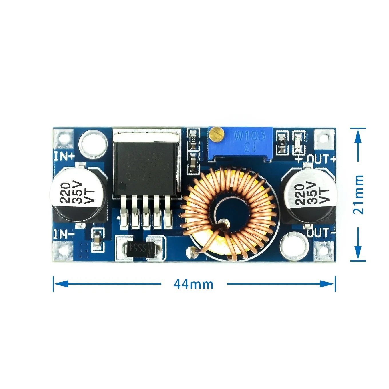 Step-Down Power Supply Module 5A Xl4005 4015 Dc-Dc Output Adjustable Far Beyond 2596