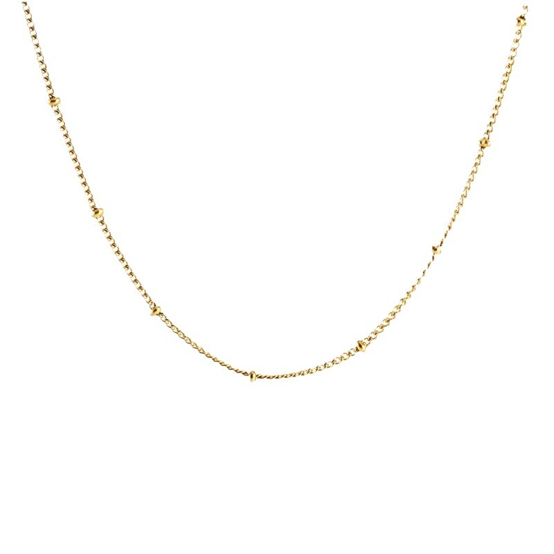 small design necklace stainless steel for men and women pearl