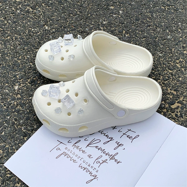 Ice cubes 【12-piece shoe buckle】Only hairy shoes