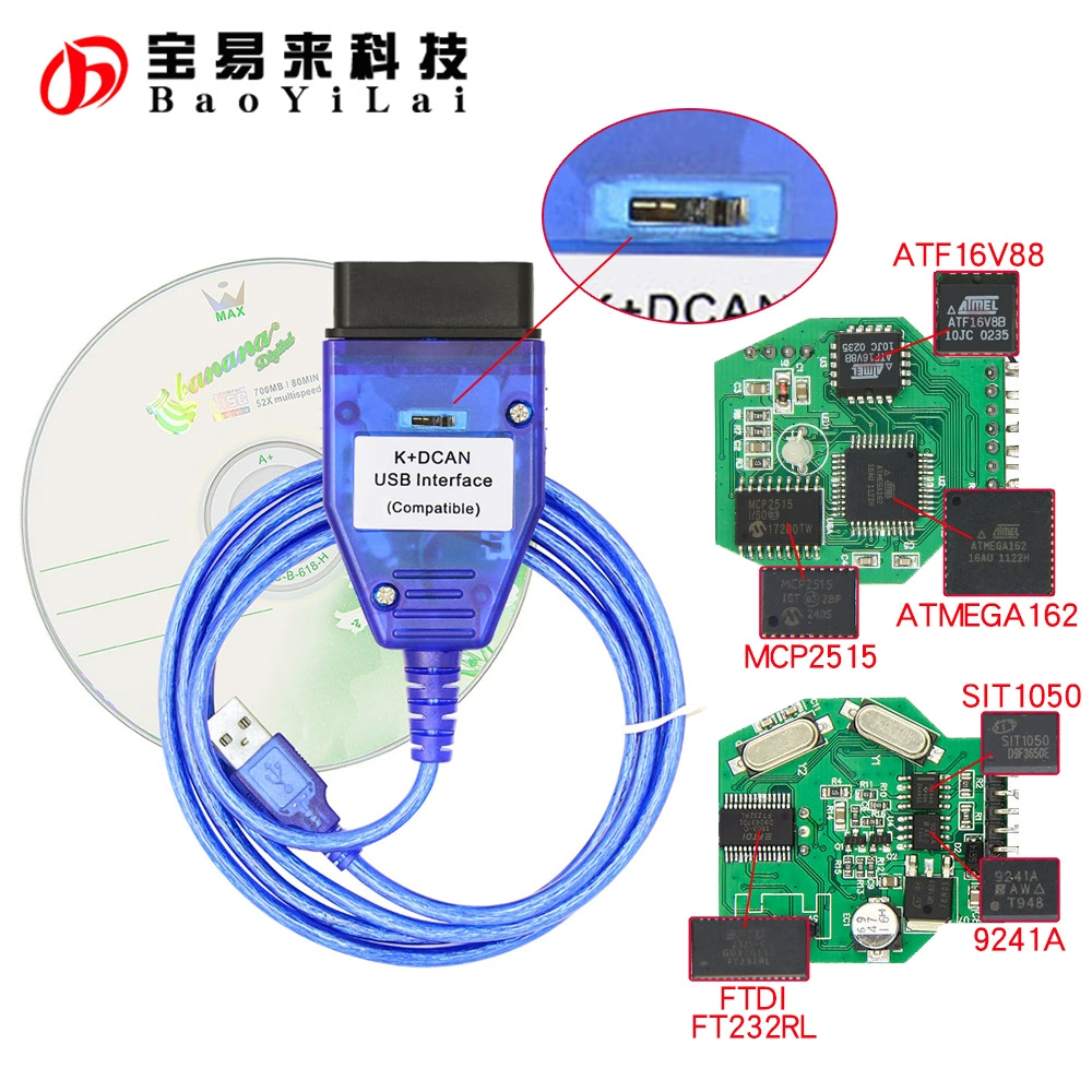 Диагностический инструмент INPA ediabas для BMW E-серии (K+Dcan) для скрытия ошибок в автомобиле