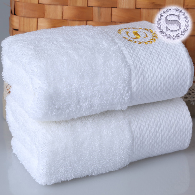 Customize LOGO Stars hotel hotel Homestay pure cotton towel Bath towel Manufactor Direct selling wholesale Jacquard weave Embroidery towel