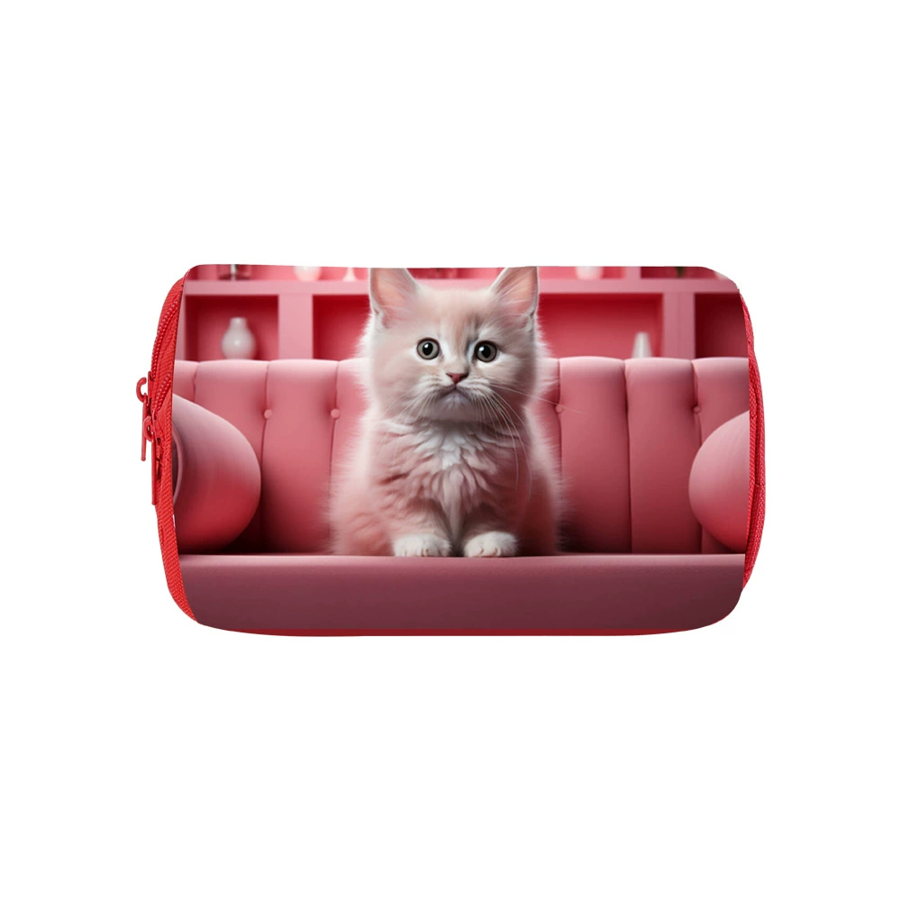 (Cross-border trading), capacious game console, red double-layer pencil case, cosmetic bag