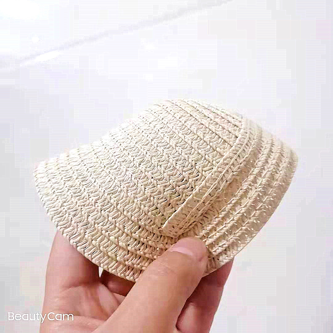Миниатюрная соломенная шляпа для кукол BJD