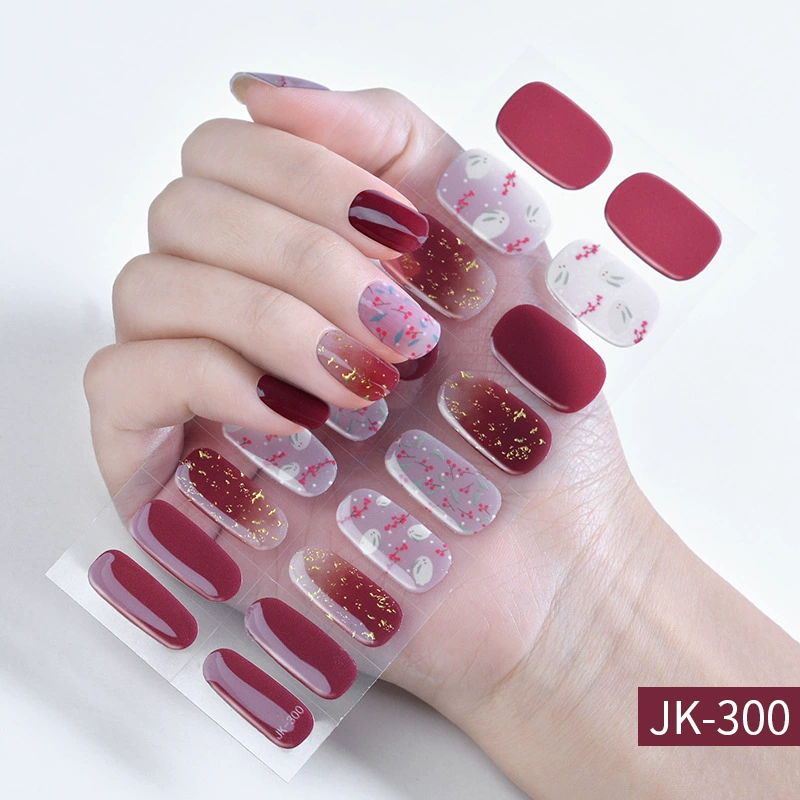 Набор для ногтей XT Gel с наклейками, искусственные ногти и лак для ногтей