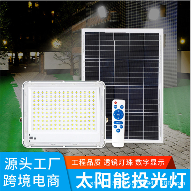 New led solar flood light snow wolf floo...