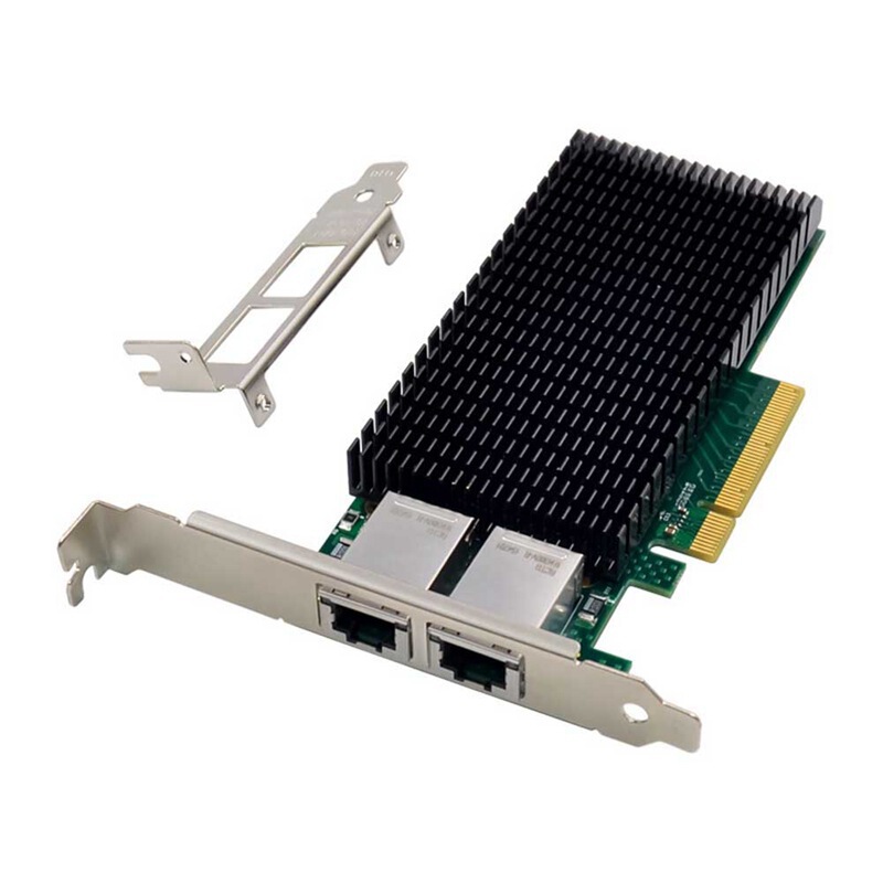 Computer PCI-E 8X 10G server network card 10G X540-T2 dual-port direct connection for machine vision Ethernet Computer PCI-E 8X 10G server network card 10G X540-T2 dual-port direct connection for machine vision Ethernet