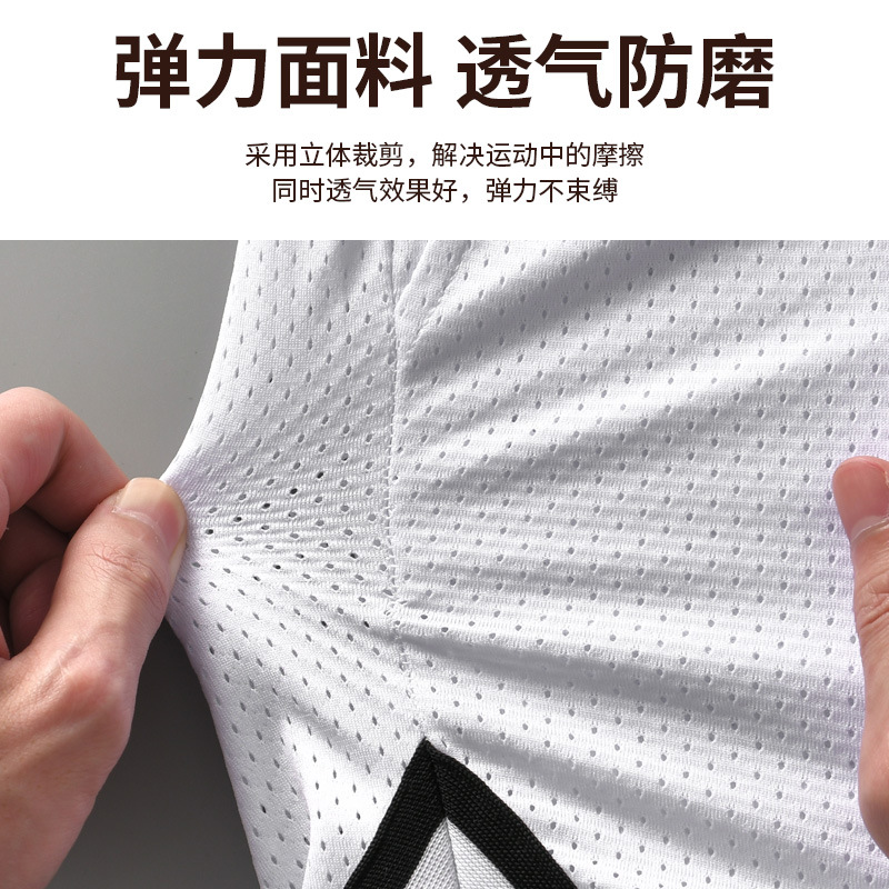 Pantalones cortos de baloncesto estadounidenses para hombres falsos dos piezas entrenamiento deportivo correr hielo rápido secado no más de la rodilla fitness pantalones de verano