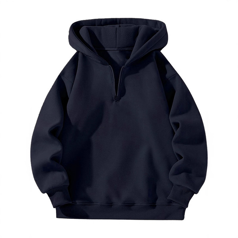 1 Piece Men's 1/4 Zip Hoodie, Comfortable Long Sleeve Top, Brings Ultimate Comfort, Unisex