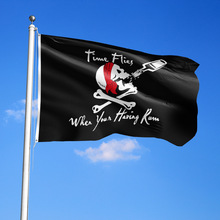 现货批发90*150cm 3*5ft 喝酒海盗旗 4号骷髅旗帜 酒吧鬼屋KTV