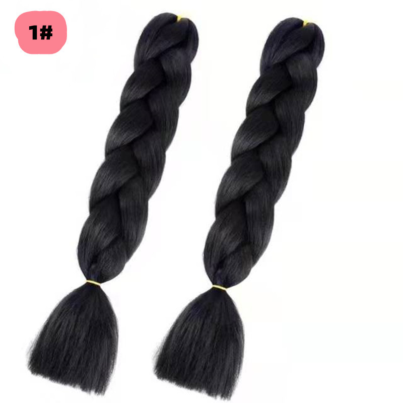 Trenzas africanas con cabello rosa渐 – materiales de alta temperatura, estilo boxeador