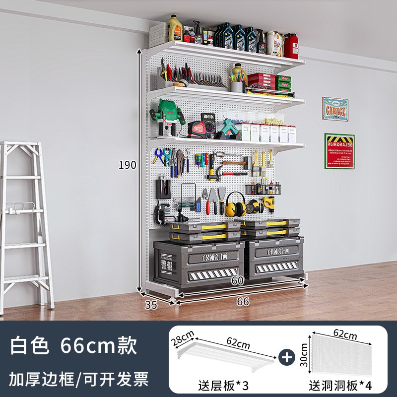 Estante de almacenamiento de herramientas de hardware vertical de piso estante de almacenamiento de equipos deportivos de metal sin perforación estante doméstico