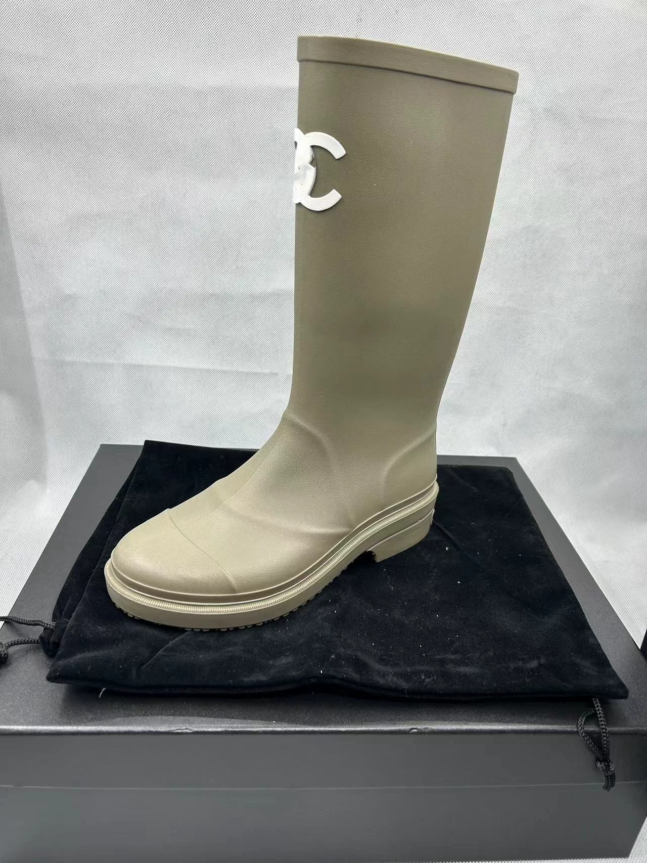 Модные противоскользящие ботинки, 2023, в стиле Chanel