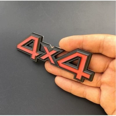 Suitable for Off-Road Four-Wheel Drive Car logo - 4x4-red-with-black-edges